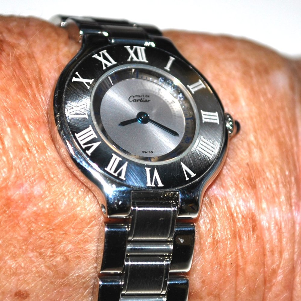 Ladies Must de Cartier Stainless Quartz Watch